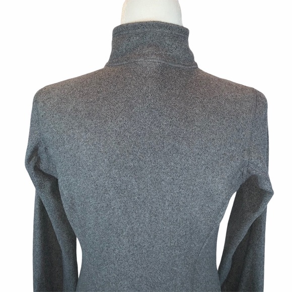 ⏰The North Face XS grey fleece pullover zip jacket - Picture 8 of 15